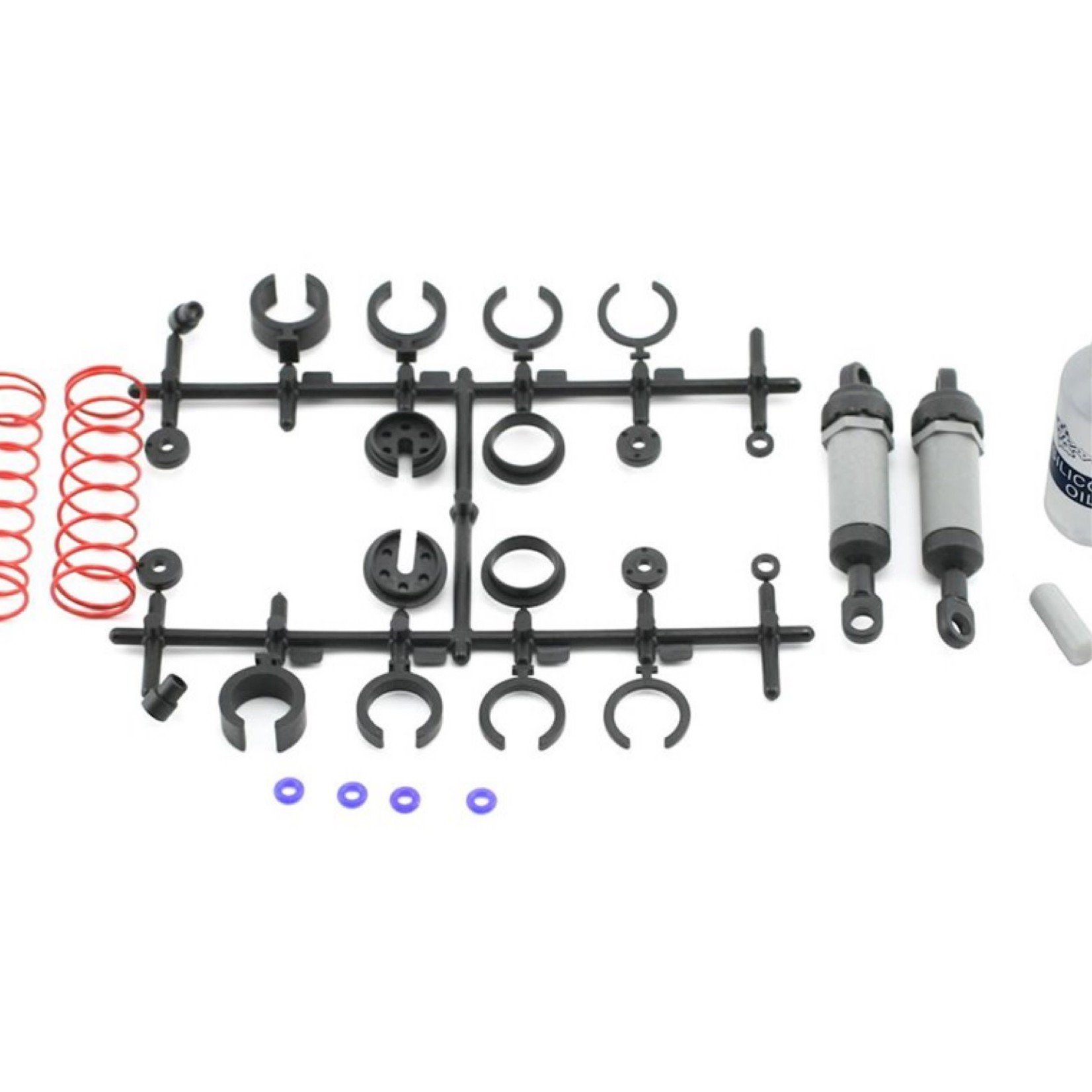 Traxxas #3760A Traxxas Ultra Shocks (Long) (Gray) (2)