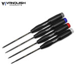 Vanquish Products Vanquish Products Metric Hex Driver Tool Set w/Bearing Cap (1.5, 2.0, 2.5, 3.0mm) #VPS08400