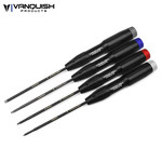 Vanquish Products #VPS08400 Vanquish Products Metric Hex Driver Tool Set w/Bearing Cap (1.5, 2.0, 2.5, 3.0mm)