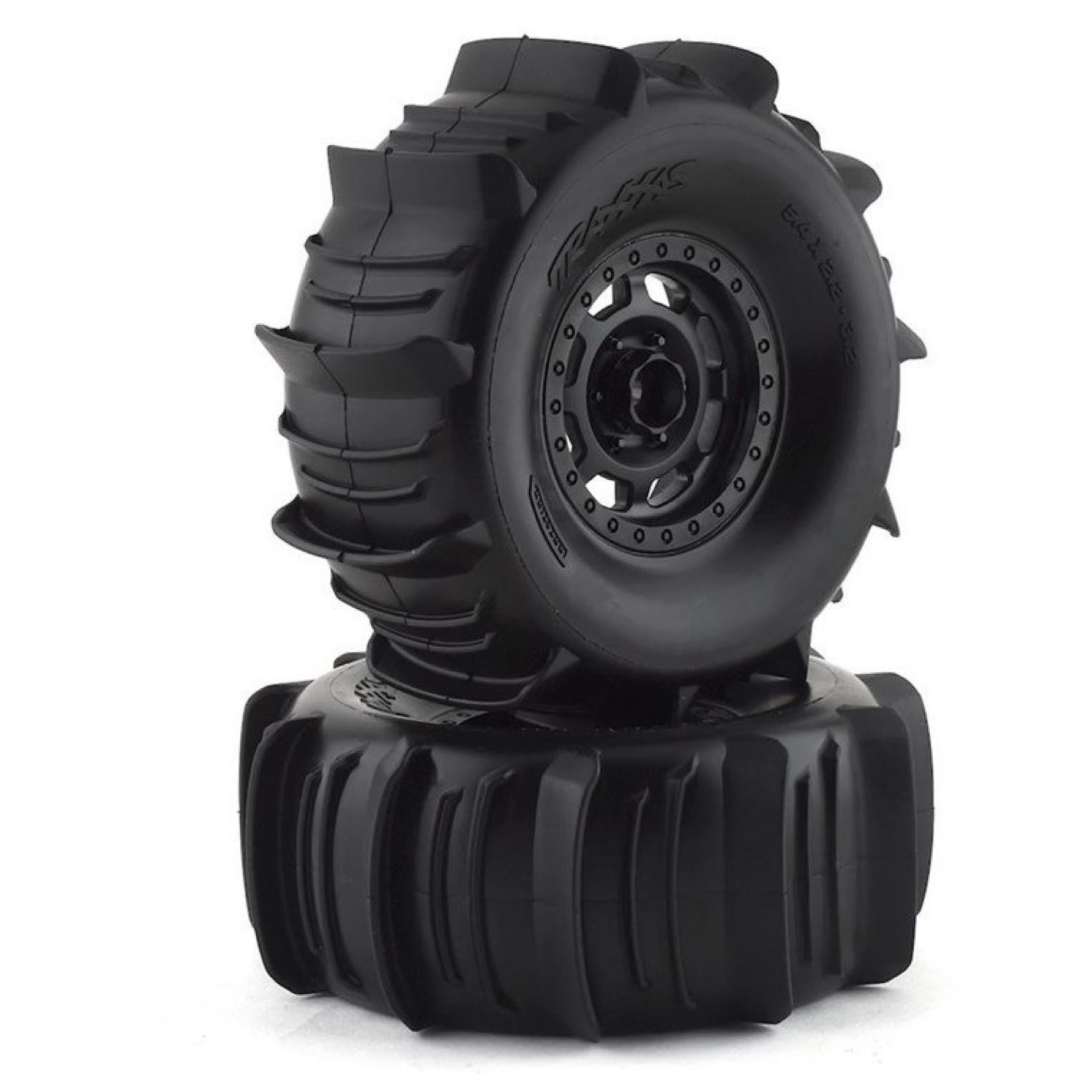 Traxxas #8475  Traxxas Unlimited Desert Racer Pre-Mounted Paddle Tires (2)