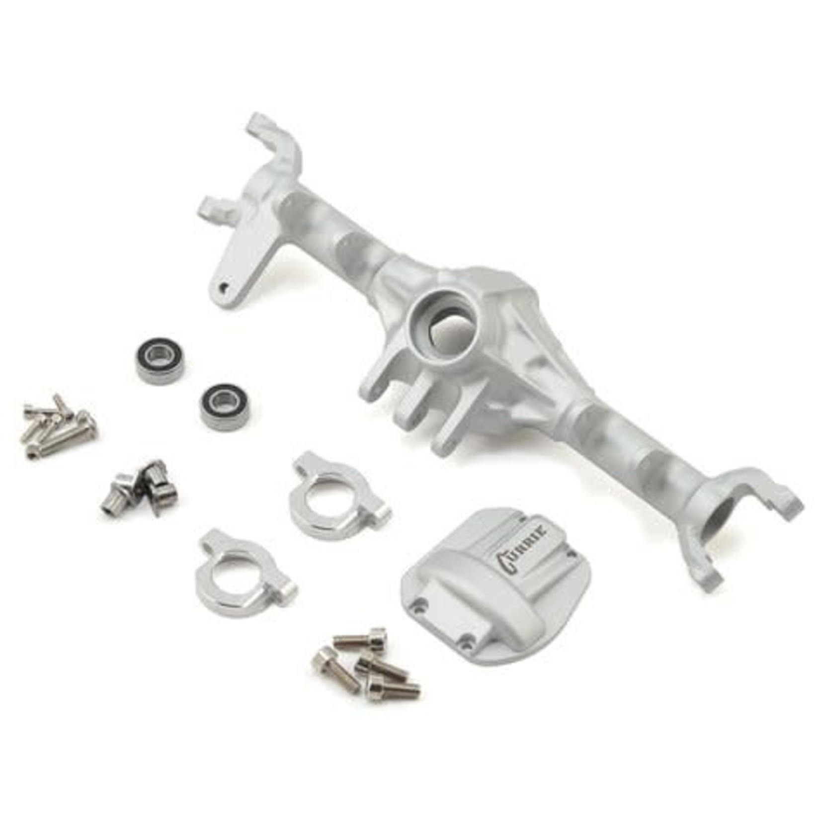 Vanquish Products Vanquish Products Currie Rockjock Ascender Front Axle (Silver) #VPS08212