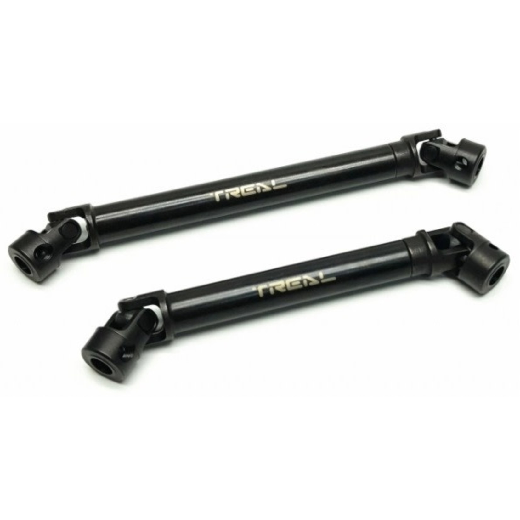 Treal #X0031M5SD9 Treal HD Heavy Duty Steel Center Slider Driveshaft CVD 2Pcs/Set for Axial Ryft