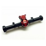 Treal #X002KM1HGN Treal SCX24 Aluminum Rear Axle/Diff Housing (Black-Red)