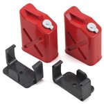 Yeah Racing Yeah Racing 1/10 Crawler Scale "Jerry Can" Accessory Set (Fuel Cans) (Red) #YA-0355