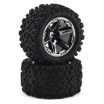 Traxxas #6773X Traxxas Talon EXT 2.8" Pre-Mounted Tires w/RXT Wheels (2) (Black Chrome)