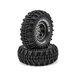 Duratrax DuraTrax Deep Woods CR 1.9" Pre-Mounted Crawler Tires (2) (Black Chrome) #DTXC4027