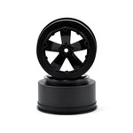 Avid RC Avid RC 12mm Hex "Sabertooth" Short Course Wheels (Black) (2) (22SCT/TEN-SCTE) #AV1101-B