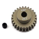 ProTek RC #PTK-8613 ProTek RC 48P Lightweight Hard Anodized Aluminum Pinion Gear (3.17mm Bore) (26T)