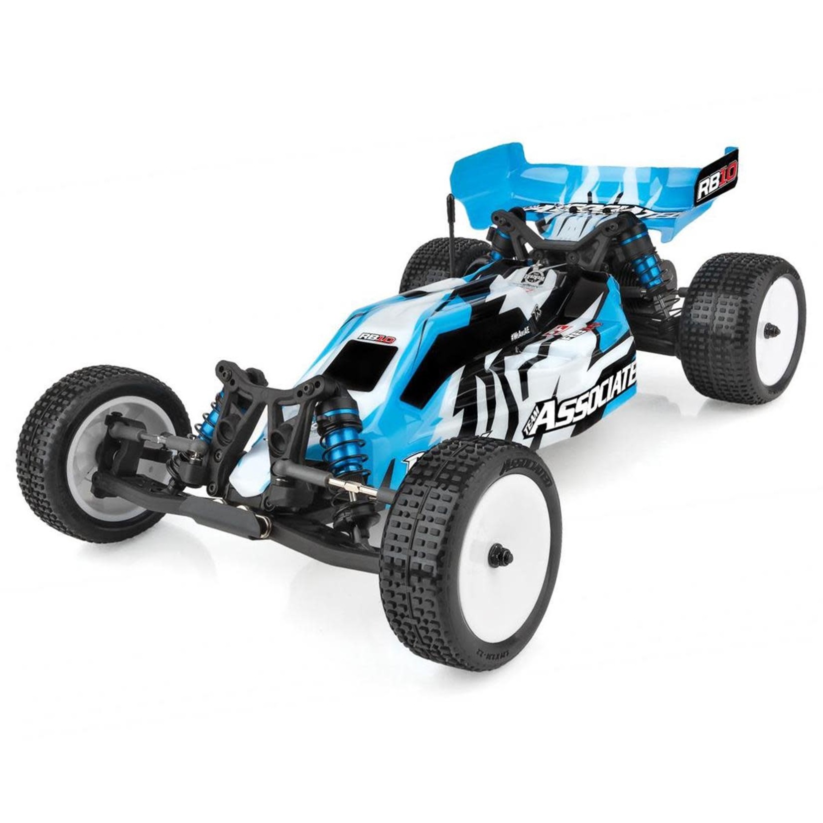 Team Associated Team Associated RB10 RTR 1/10 Electric 2WD Brushless Buggy (Blue) w/2.4GHz Radio & DVC #90031