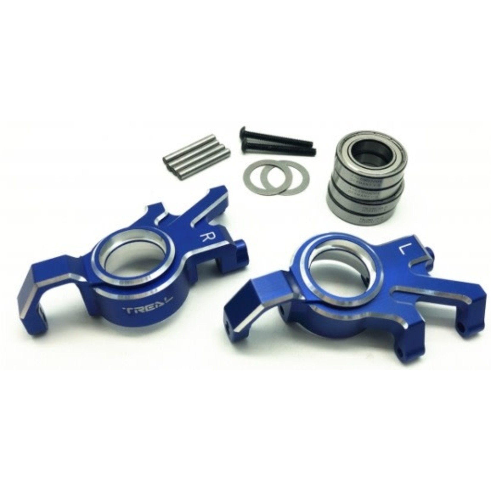 Treal #X002VG10UL Treal Aluminum 7075 Front Hubs Steering Blocks for Traxxas X-MAXX