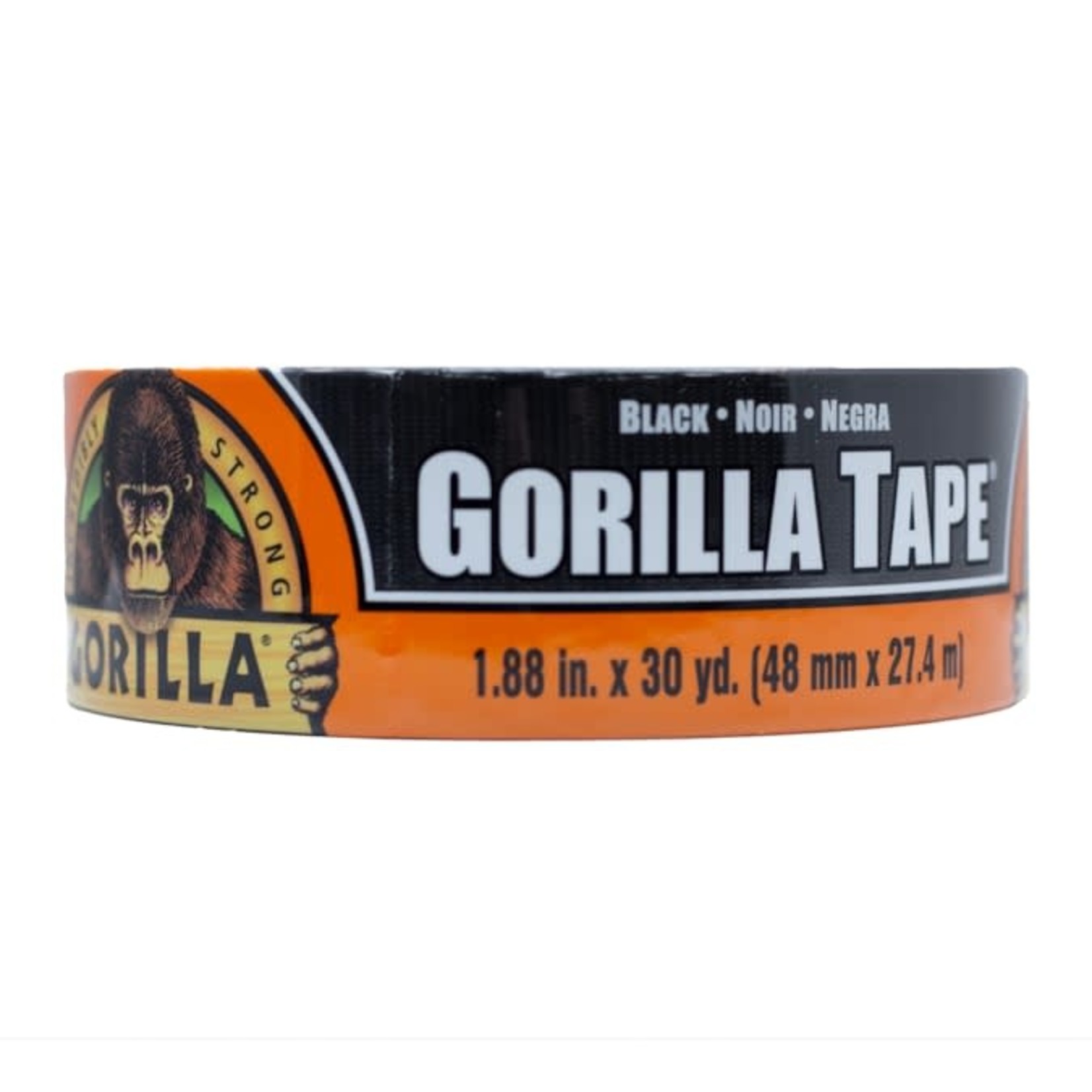 Gorilla Gorilla Black Duct Tape 1.88-in x 30 yd. #105185