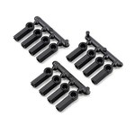 RPM RPM Heavy Duty 4-40 Rod Ends (Black) (12) #73372