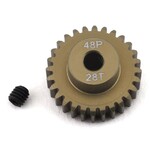 ProTek RC #PTK-8615 ProTek RC 48P Lightweight Hard Anodized Aluminum Pinion Gear (3.17mm Bore) (28T)