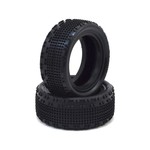 Schumacher #U6855 Schumacher Cactus Fusion 2.2" Front 1/10 4WD Turf Buggy Tire (2) (Yellow)