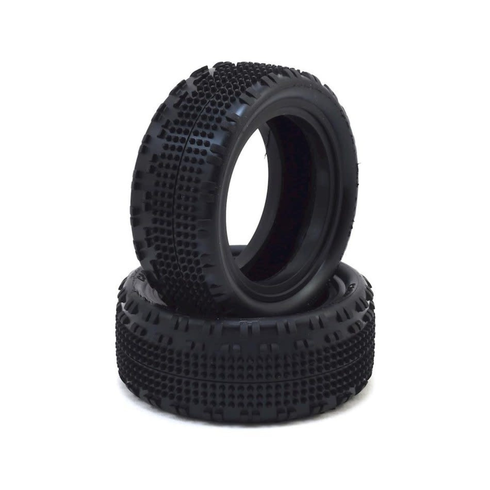 Schumacher #U6855 Schumacher Cactus Fusion 2.2" Front 1/10 4WD Turf Buggy Tire (2) (Yellow)