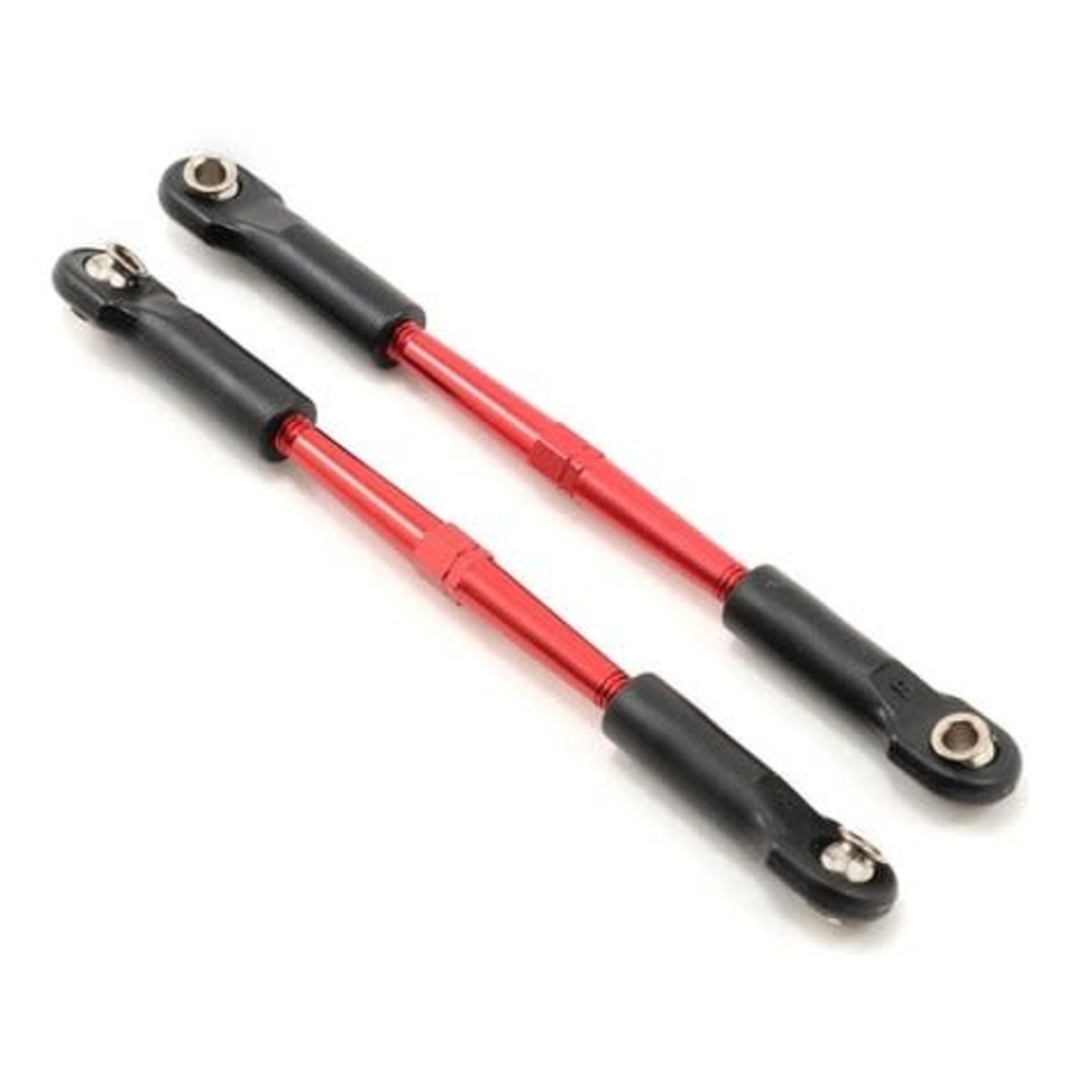 Traxxas #2336X Traxxas 61mm Aluminum Toe Link Turnbuckle Set (2) (Red)