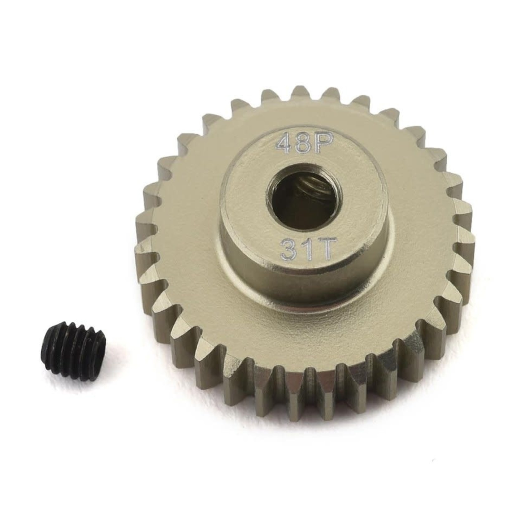ProTek RC #PTK-8618 ProTek RC 48P Lightweight Hard Anodized Aluminum Pinion Gear (3.17mm Bore) (31T)