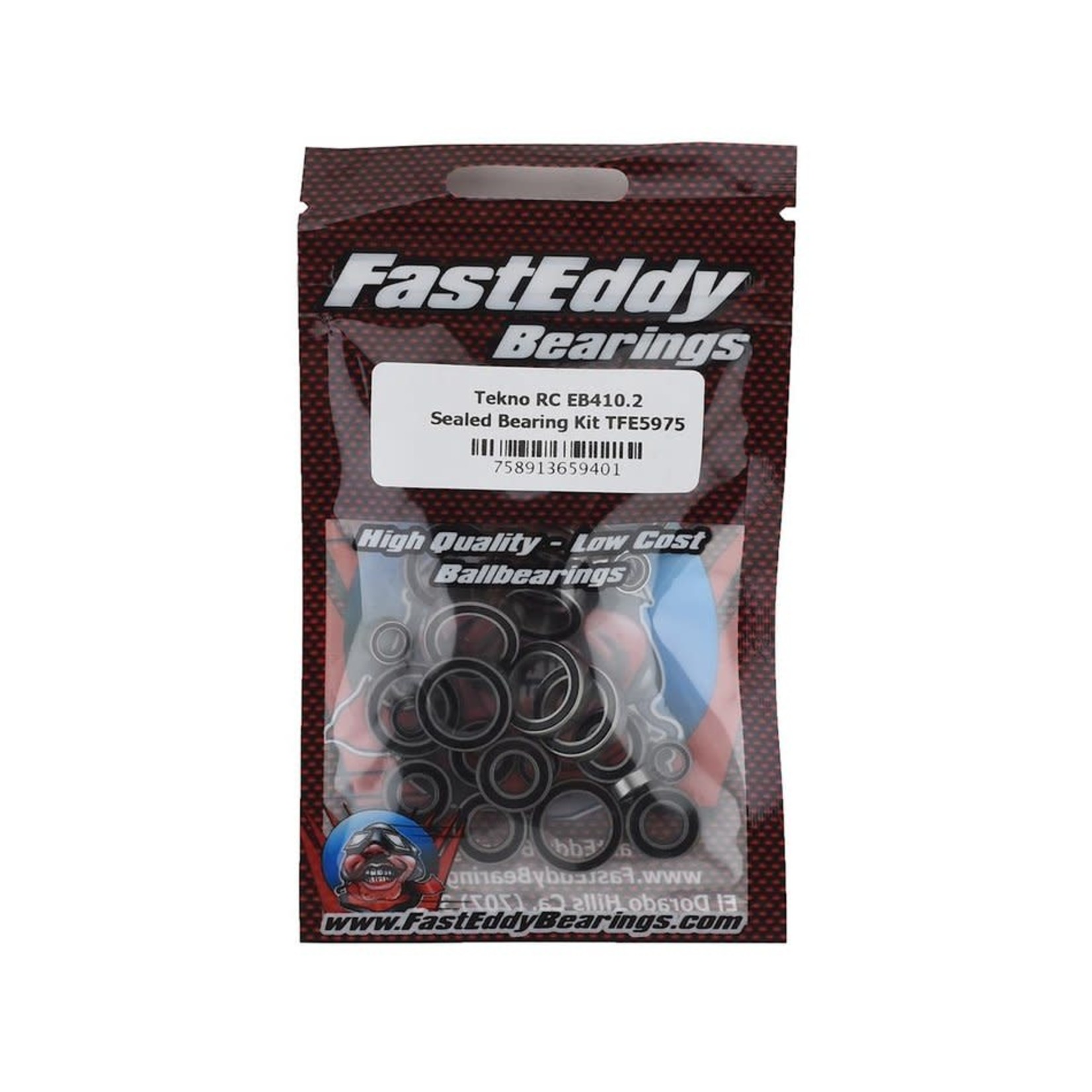 FastEddy #TFE5975 FastEddy Tekno RC EB410.2 Sealed Bearing Kit