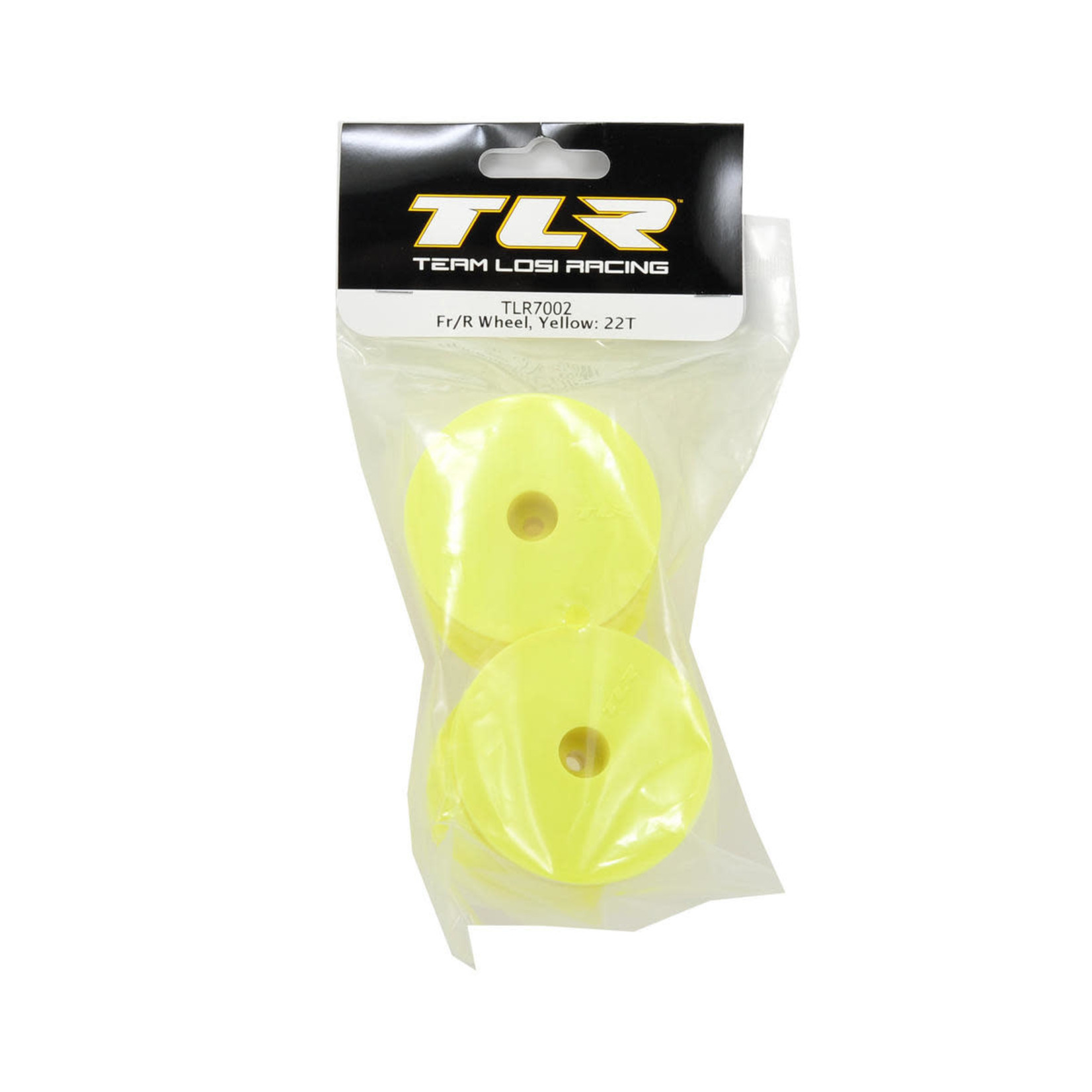 TLR #TLR7002 Team Losi Racing 12mm Hex 2.2" 1/10 Stadium Truck Wheels (2) (TLR 22T) (Yellow)