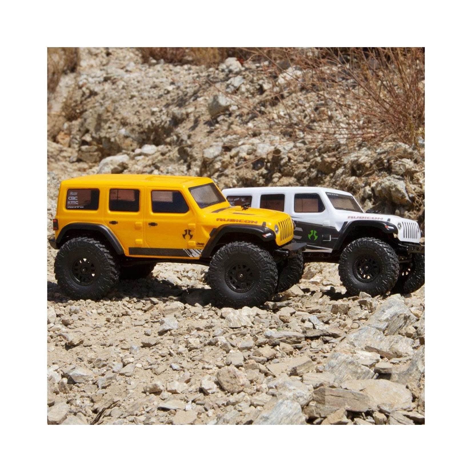 Axial Axial SCX24 2019 Jeep Wrangler JLU CRC 1/24 4WD RTR Scale Mini Crawler (Yellow) w/2.4GHz Radio #AXI00002V2T2