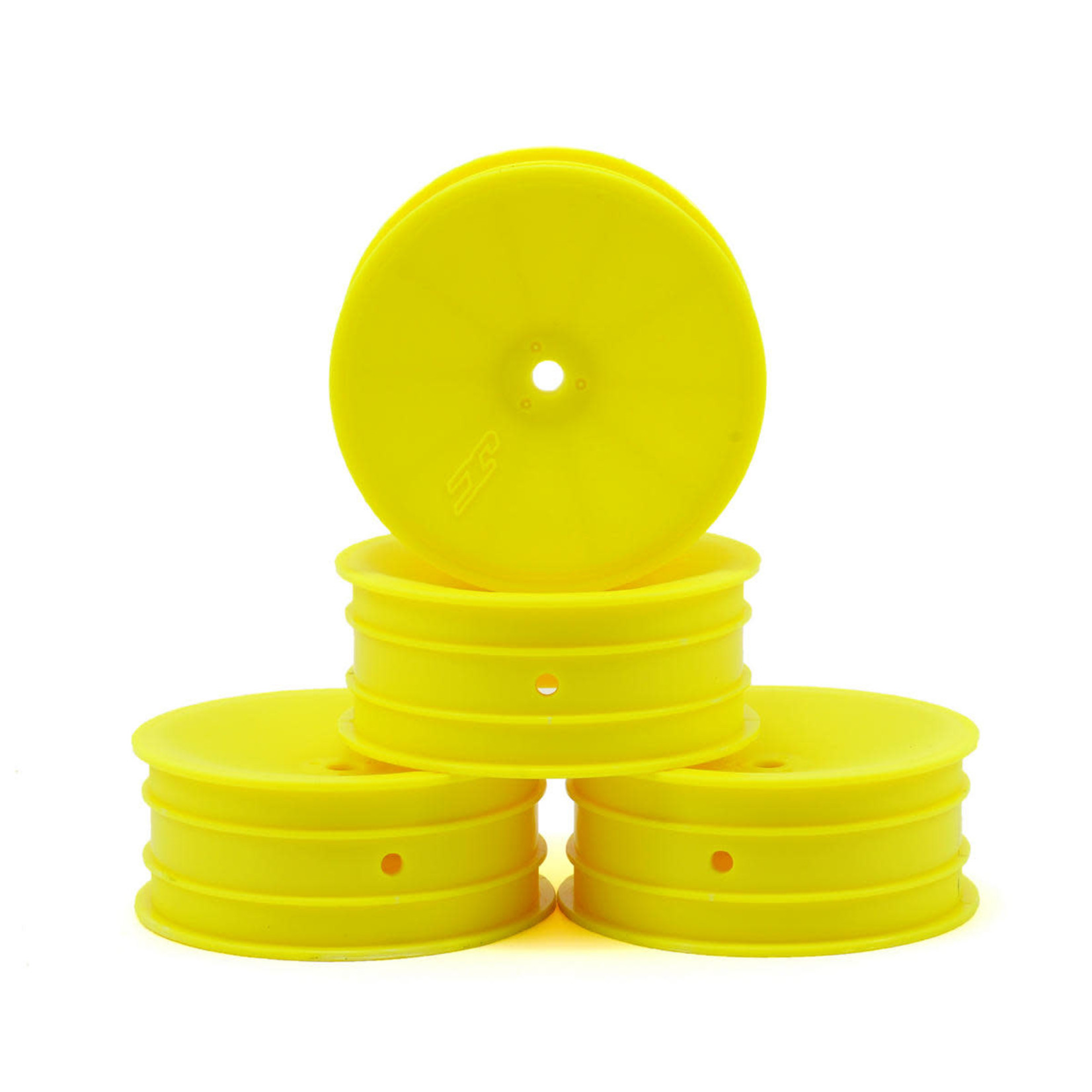 JConcepts JConcepts 12mm Hex Mono 2.2" Front Wheels (4) (B6/B5/RB6) (Yellow) #3347Y