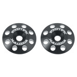 Exotek Exotek Flite V2 16mm Aluminum Wing Buttons (2) (Black) #1678BLK