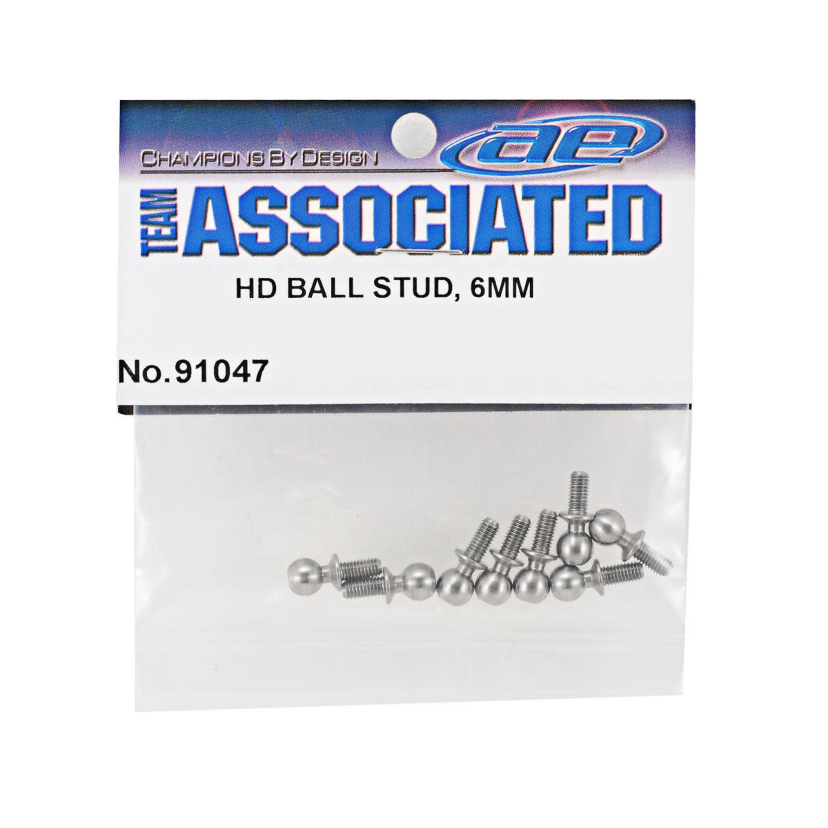 Team Associated Team Associated 6mm Heavy Duty Ball Stud Set (10) #91047