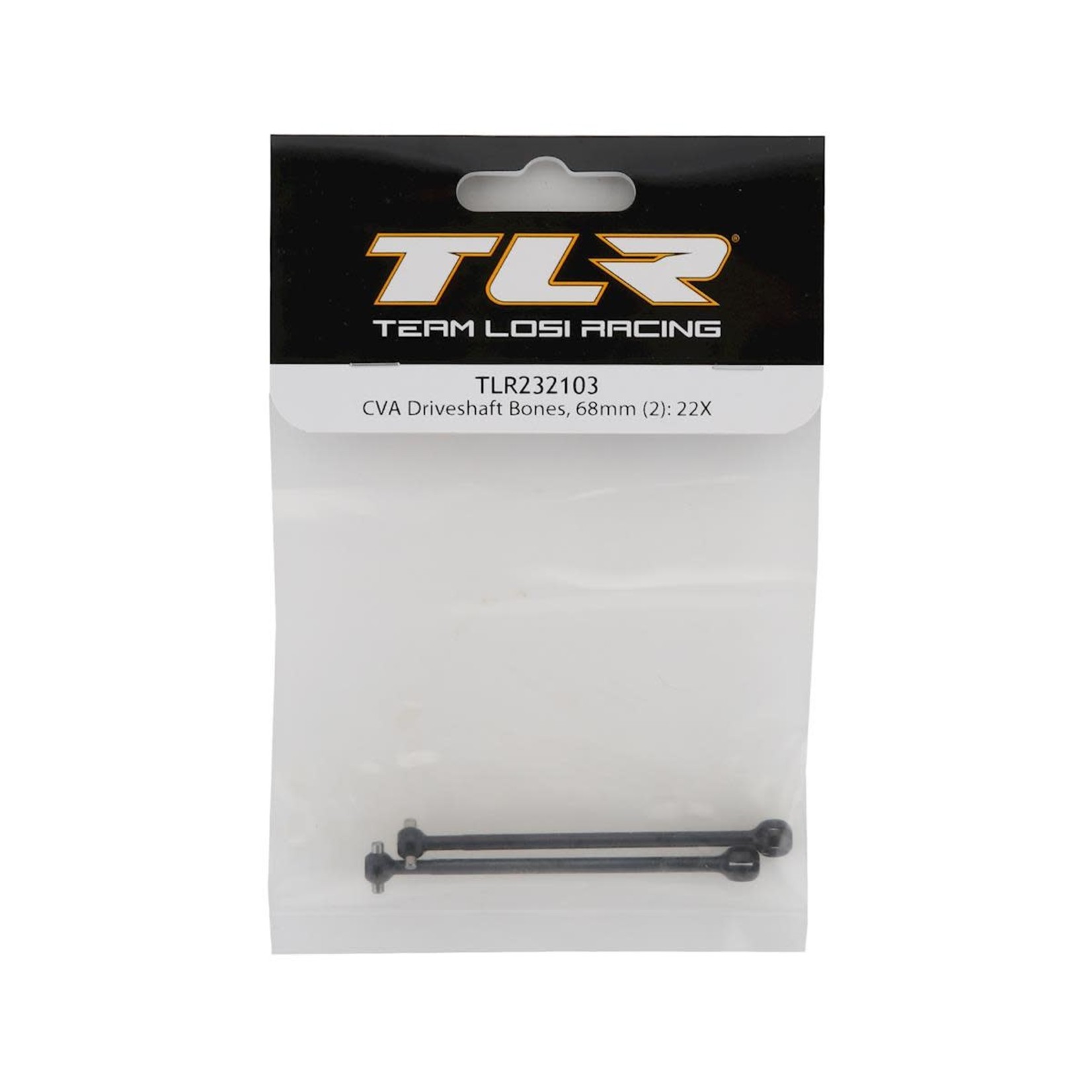 TLR #TLR232103 Team Losi Racing 22X-4 68mm CVA Driveshaft Bones (2)