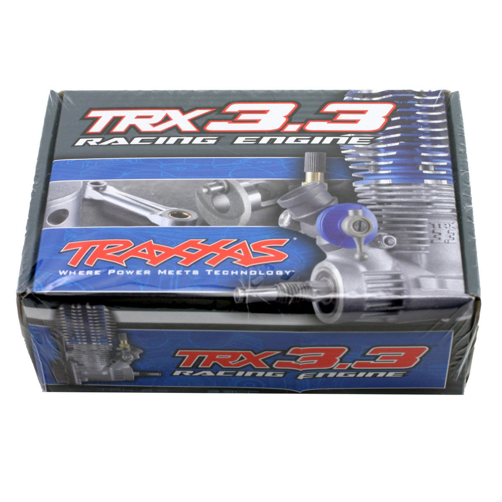 Traxxas #5407 Traxxas TRX 3.3 Rear Exhaust IPS Shaft Standard Plug, Slide Carb Engine (Pull Start)