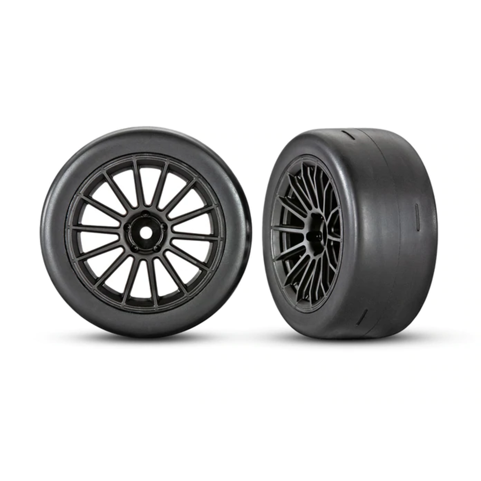 Traxxas #9374 Traxxas Sticky 2.0" Response Pre-Mounted Tires w/Multi-Spoke Wheels (Black) (2) (Front)