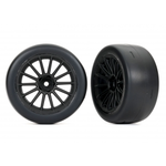 Traxxas #9375 Traxxas Sticky 2.0" Response Pre-Mounted Tires w/Multi-Spoke Wheels (Black) (2) (Rear)