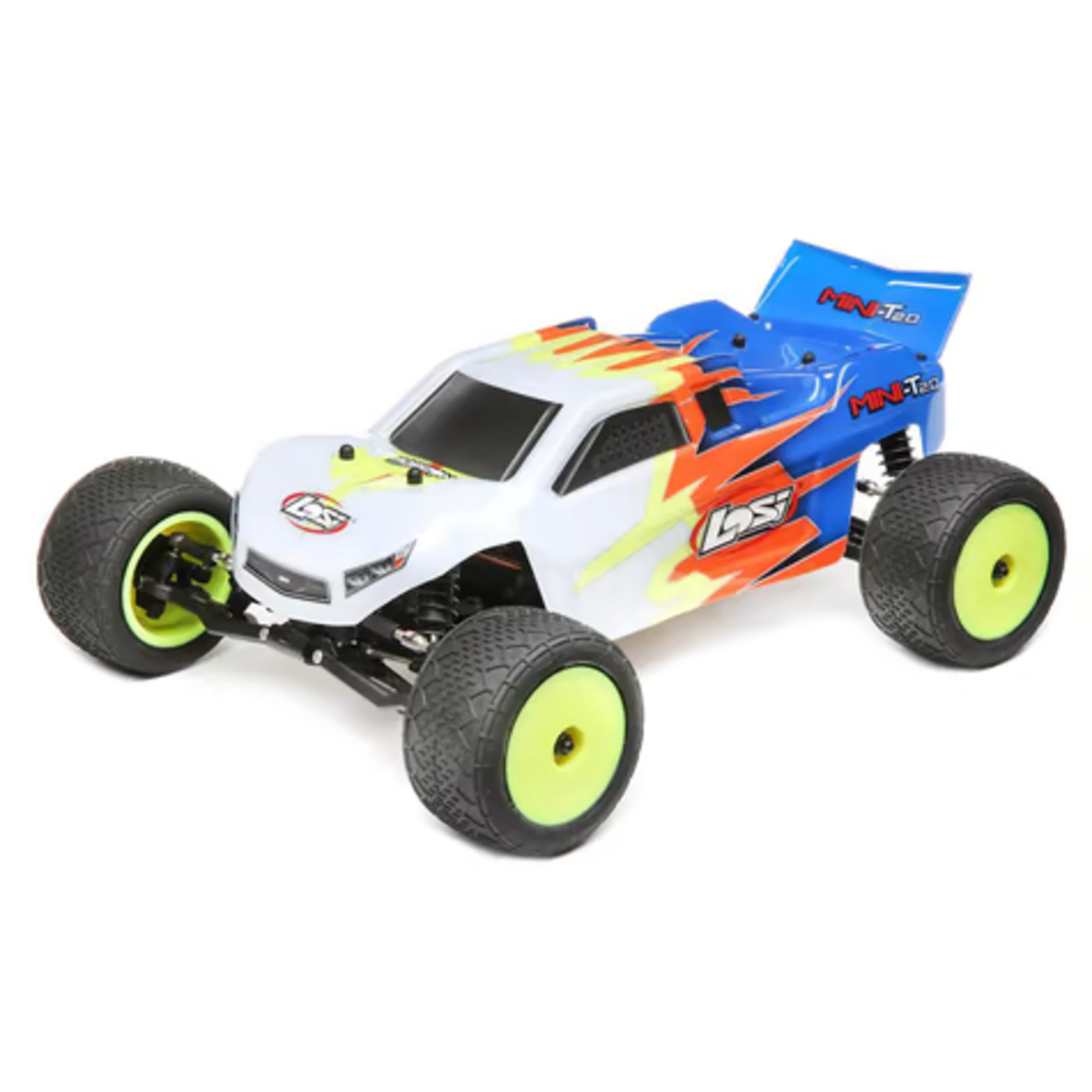 Losi Losi Mini-T 2.0 1/18 RTR 2wd Stadium Truck (Blue/White) w/2.4GHz Radio, Battery & Charger #LOS01015T2