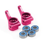 Traxxas #3636P Traxxas Aluminum Steering Blocks w/Ball Bearings (Pink) (2)