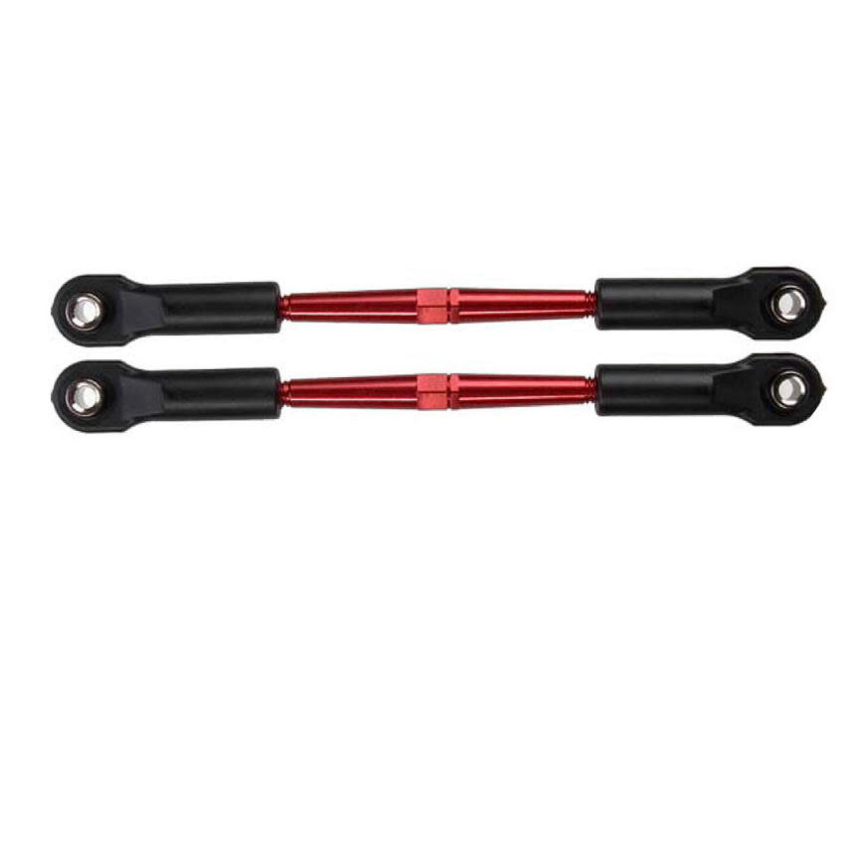 Traxxas #3139X Traxxas 59mm Aluminum Turnbuckle Toe Link (Red) (2)