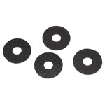 1UP Racing 1UP Racing 6mm Carbon Fiber Body Washers (4) #10401