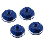 1UP Racing 1UP Racing Lockdown UltraLite 4mm Serrated Wheel Nuts (Dark Blue) (4) #80591