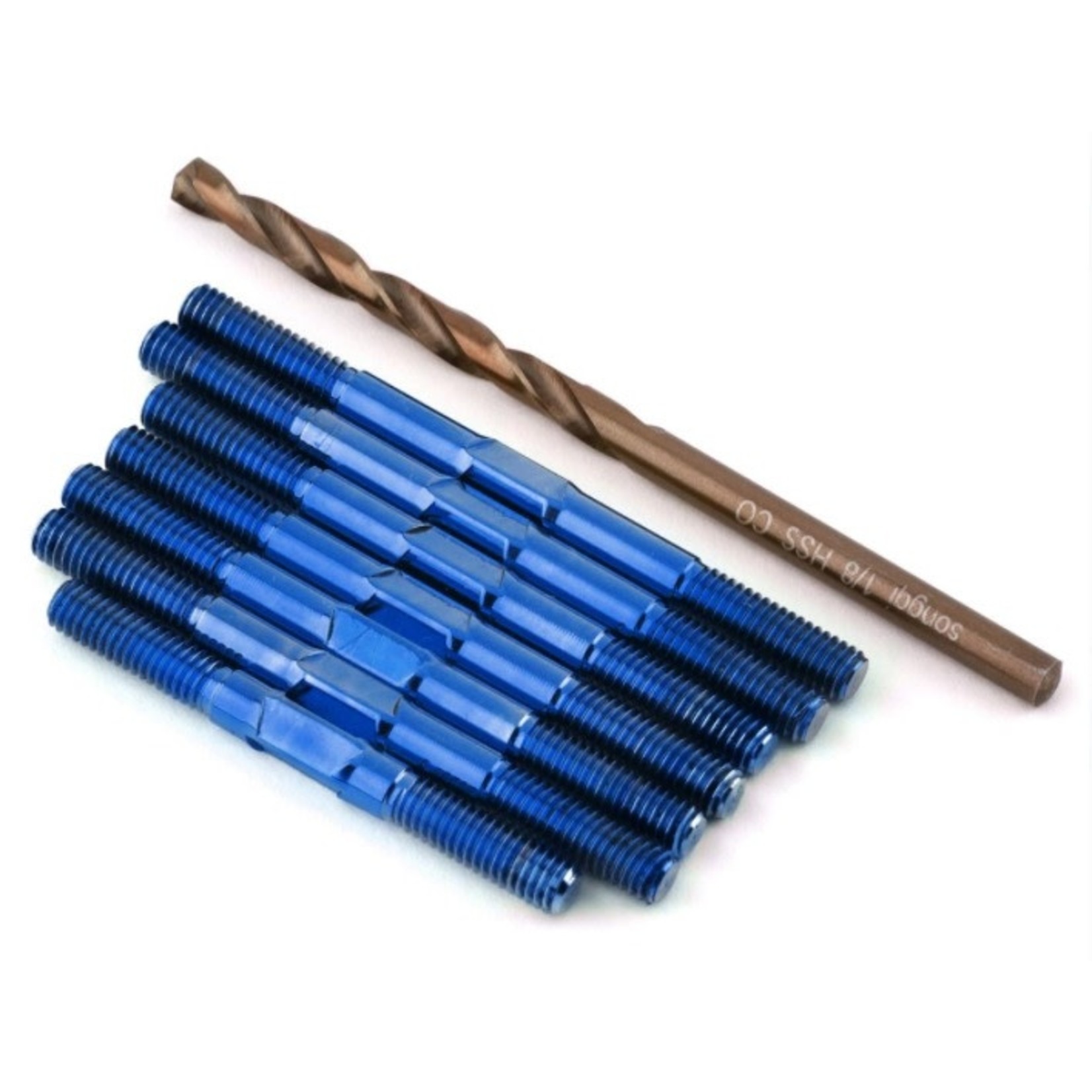 1UP Racing #740902  1UP Racing RC10B74.1 Pro Duty Titanium Turnbuckles (Triple Polished Dark Blue)