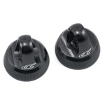 JConcepts #2490-2 JConcepts Fin Aluminum 12mm V2 Shock Cap (Black) (2)
