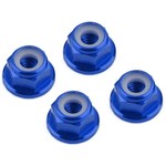 V-Force Designs V-Force Designs M4 Serrated Flanged Lock Nuts (Blue) (4) #VFD0011.2