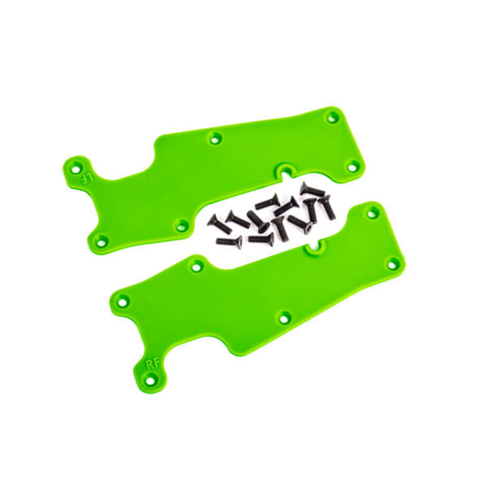 Traxxas Traxxas Sledge Front Suspension Arm Covers (Green) (2) #9633G