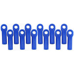 RPM #80515 RPM Long Traxxas Turnbuckle Rod End Set (Blue) (12)