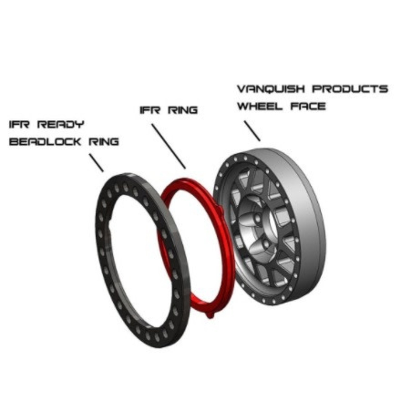 Vanquish Products Vanquish Products 1.9" Omni IFR Inner Ring (Black) #VPS05460