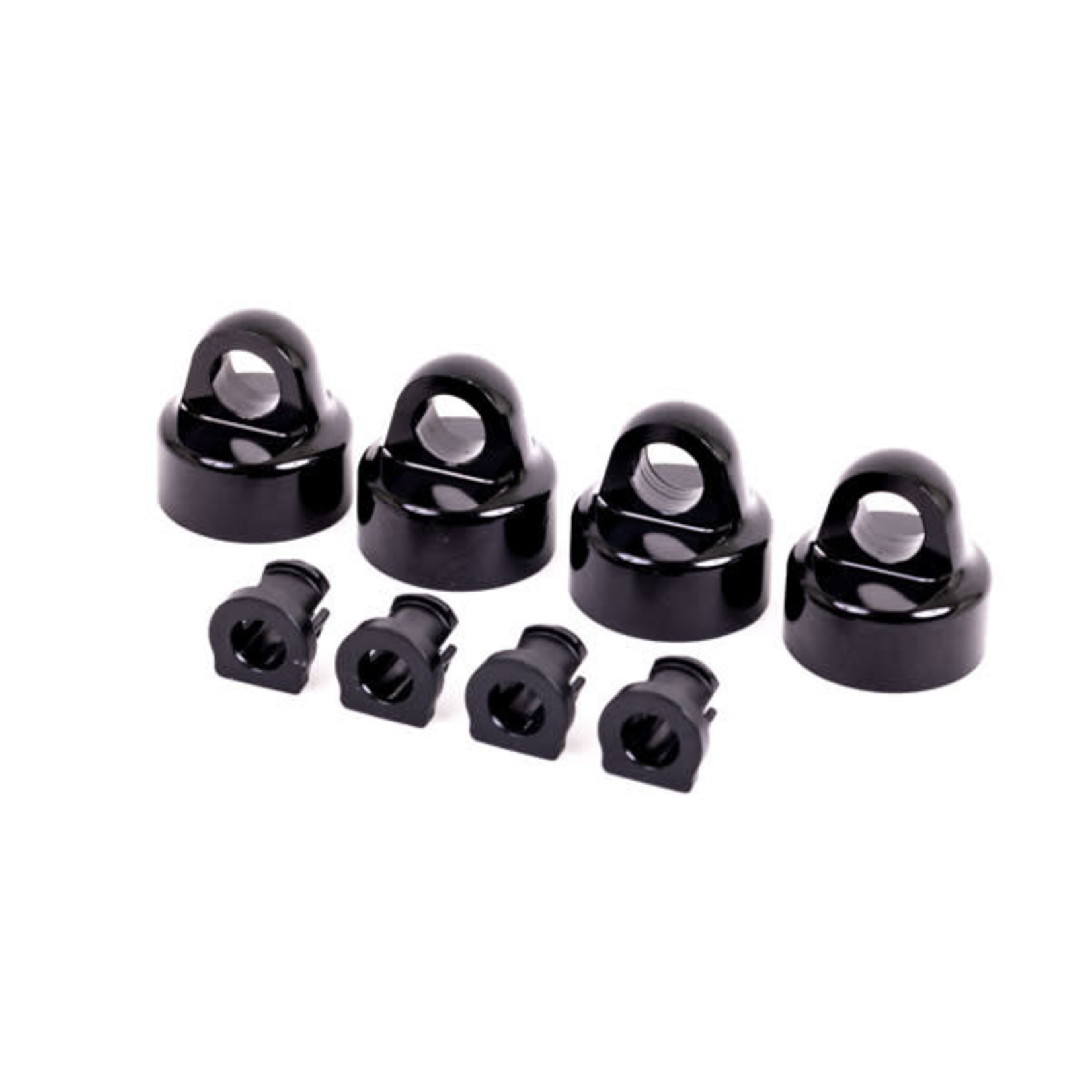 Traxxas Traxxas Sledge Aluminum Gt-Maxx Shock Caps (Black) (4) #9664A