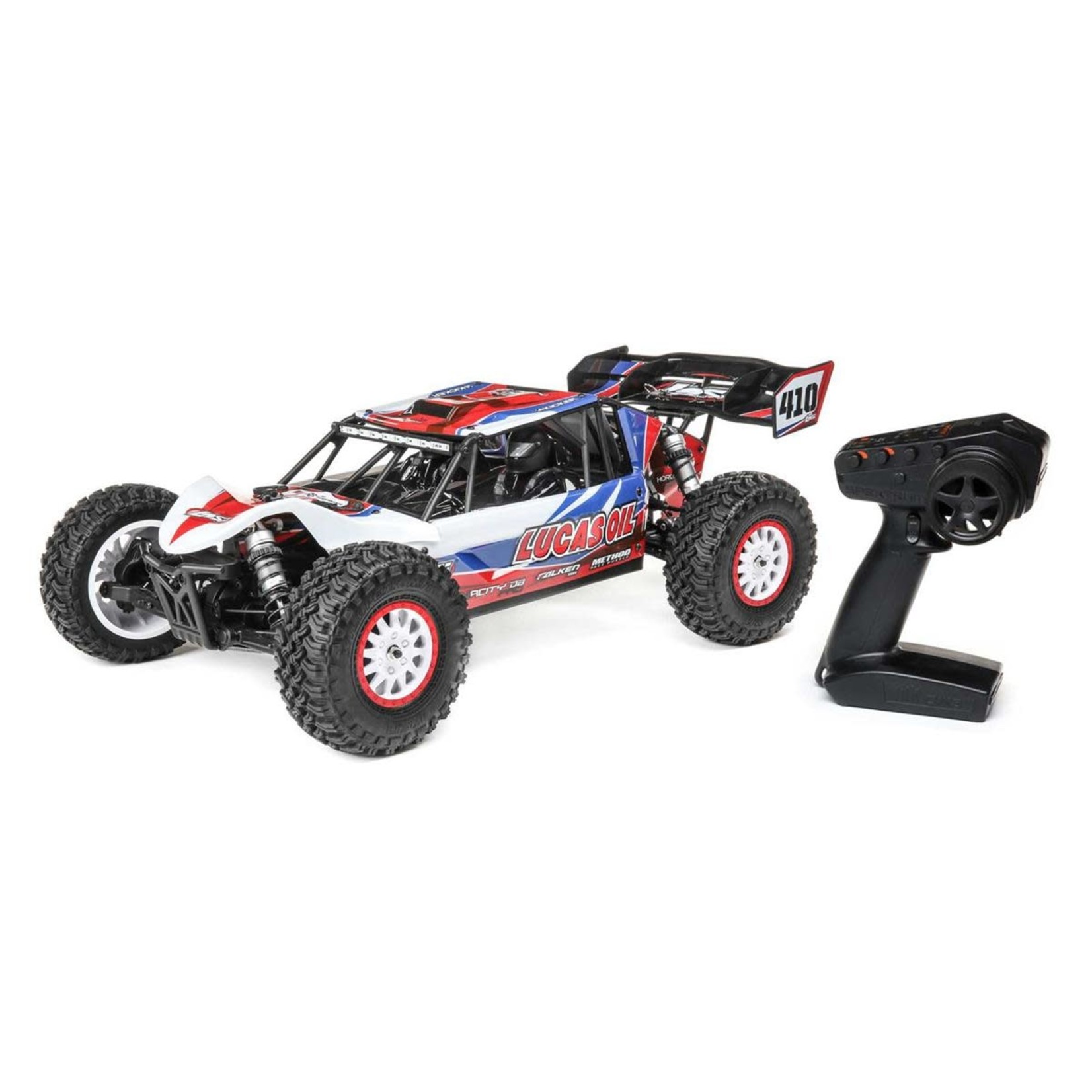 Losi #LOS03027V2T1  Losi TENACITY DB Pro 1/10 RTR 4WD Brushless Desert Buggy (Lucas Oil) w/DX3 Radio, Smart ESC & AVC