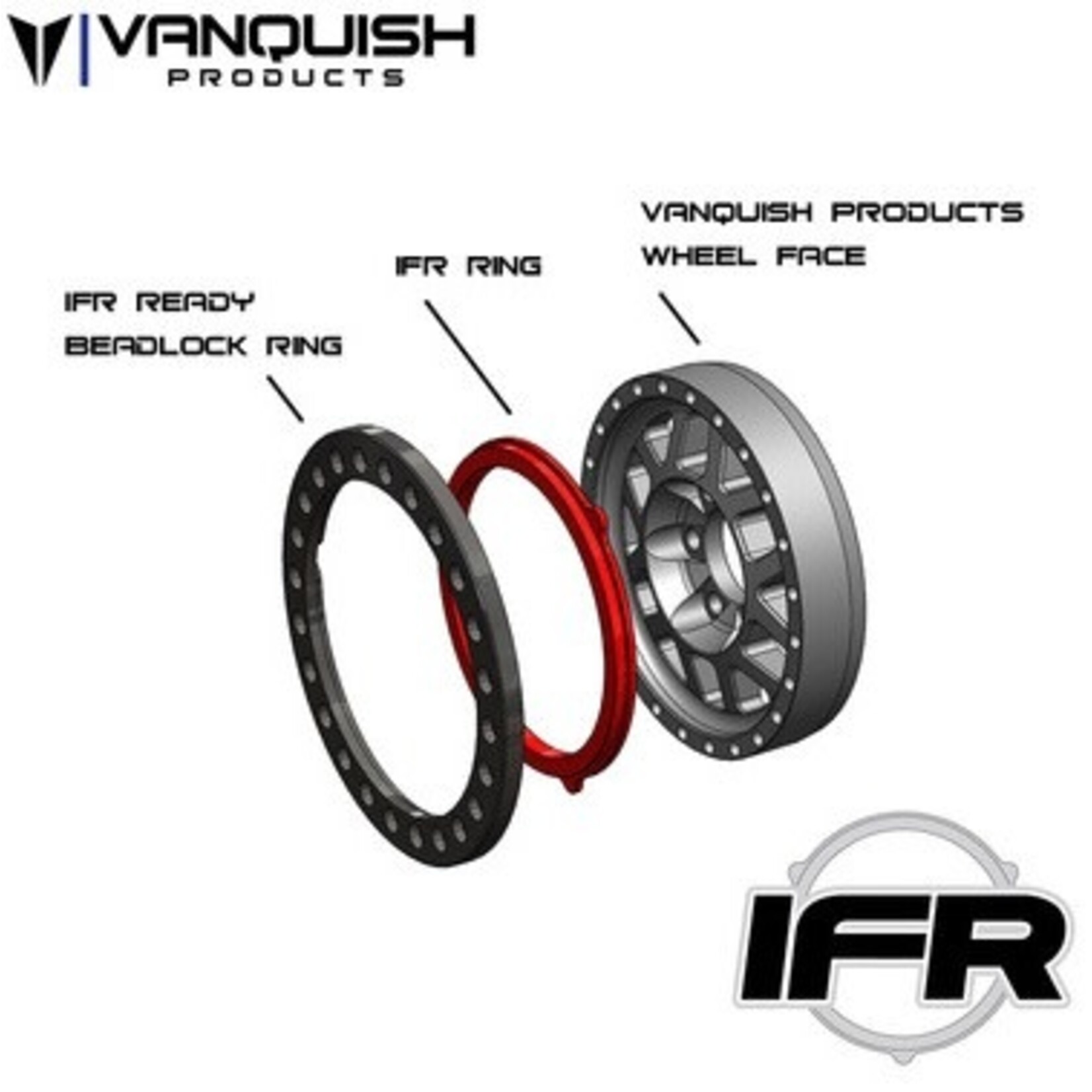 Vanquish Products Vanquish Products 1.9" Delta IFR Inner Ring (Red) #VPS05453