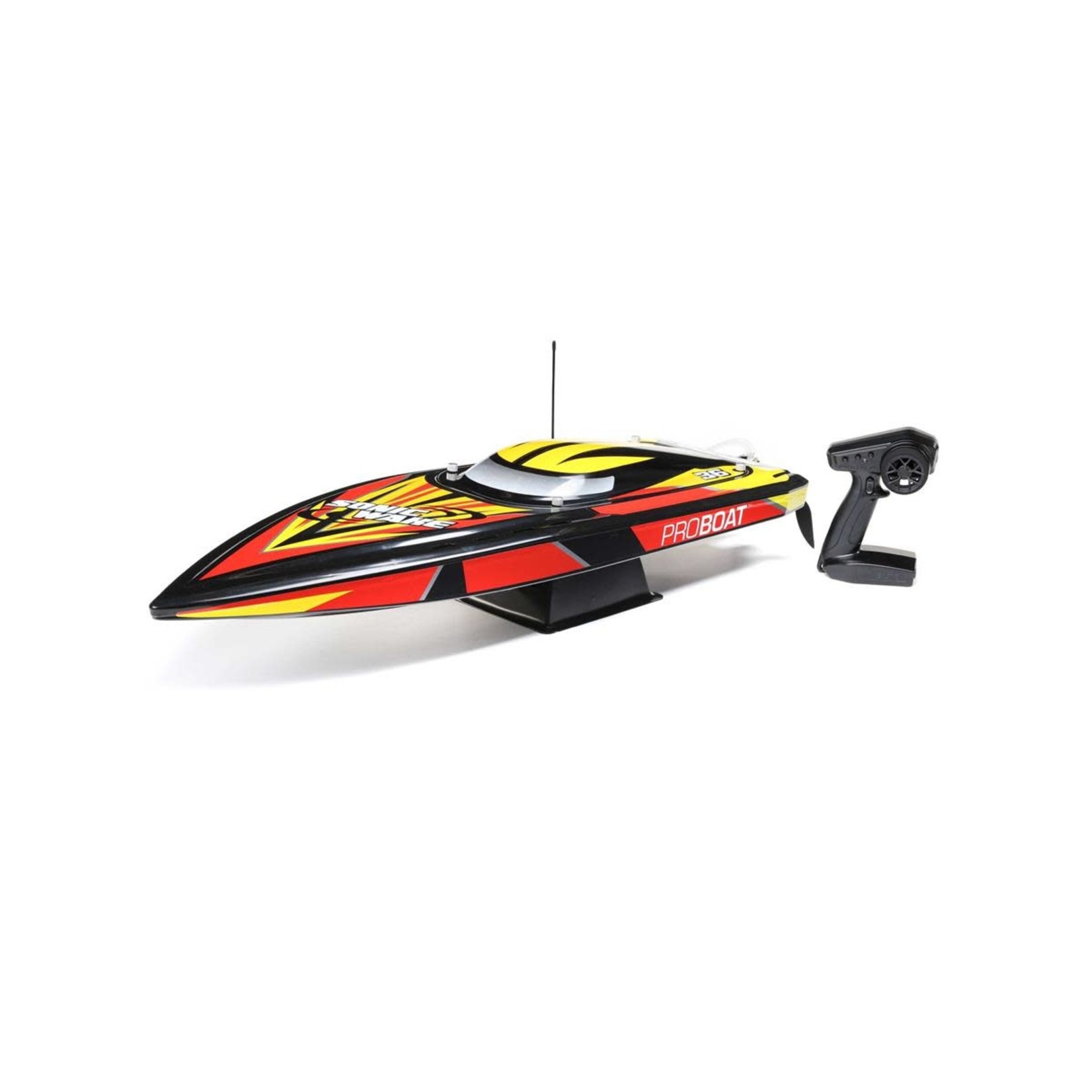 Pro Boat #PRB08032V2T1 Pro Boat Sonicwake 36" Self-Righting RTR Deep-V Brushless Boat (Black) w/Spektrum SLT3 2.4GHz Radio