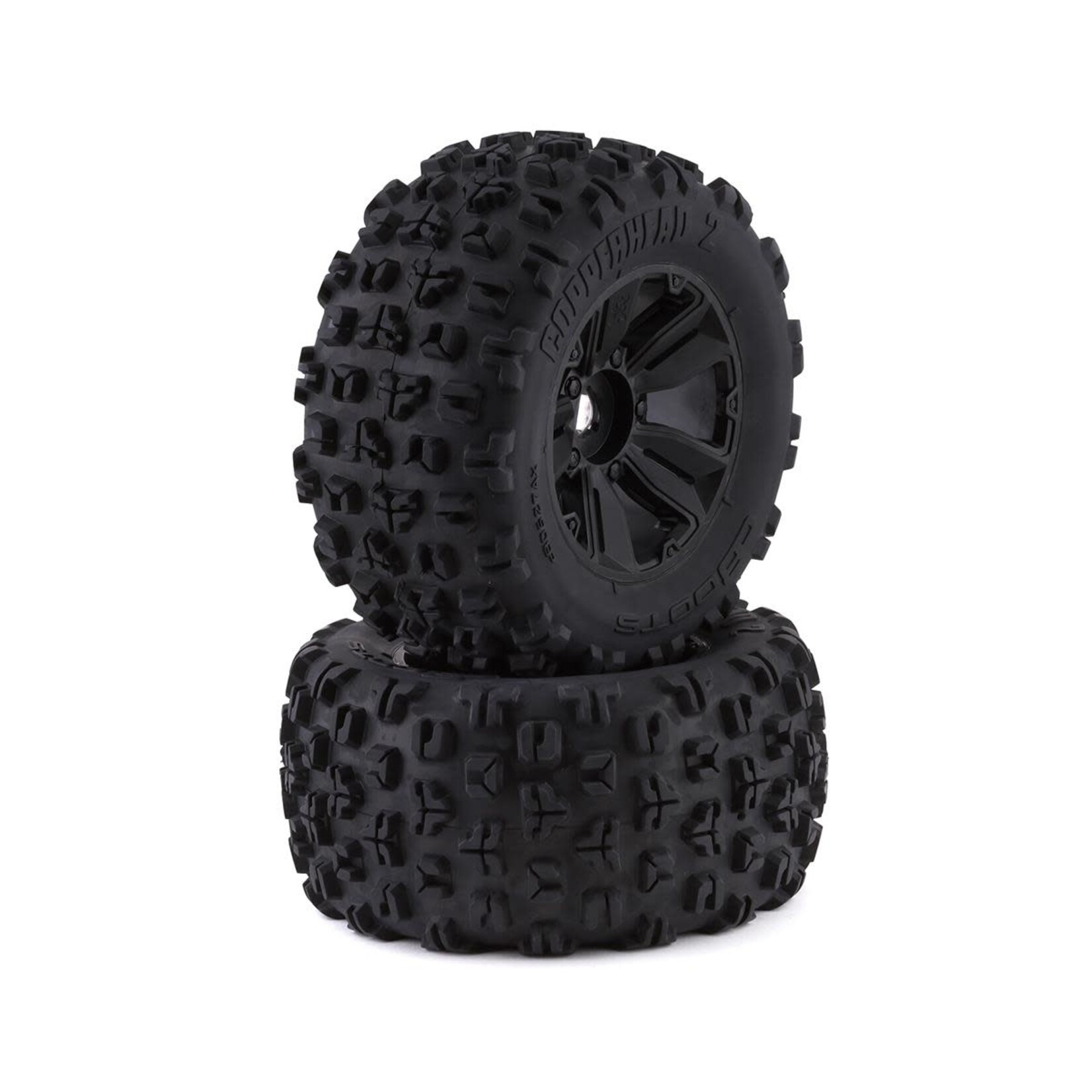 ARRMA #ARA550089  Arrma dBoots "Copperhead2 Mt" Pre-Mounted Tire (Black) (2) w/24mm Hex