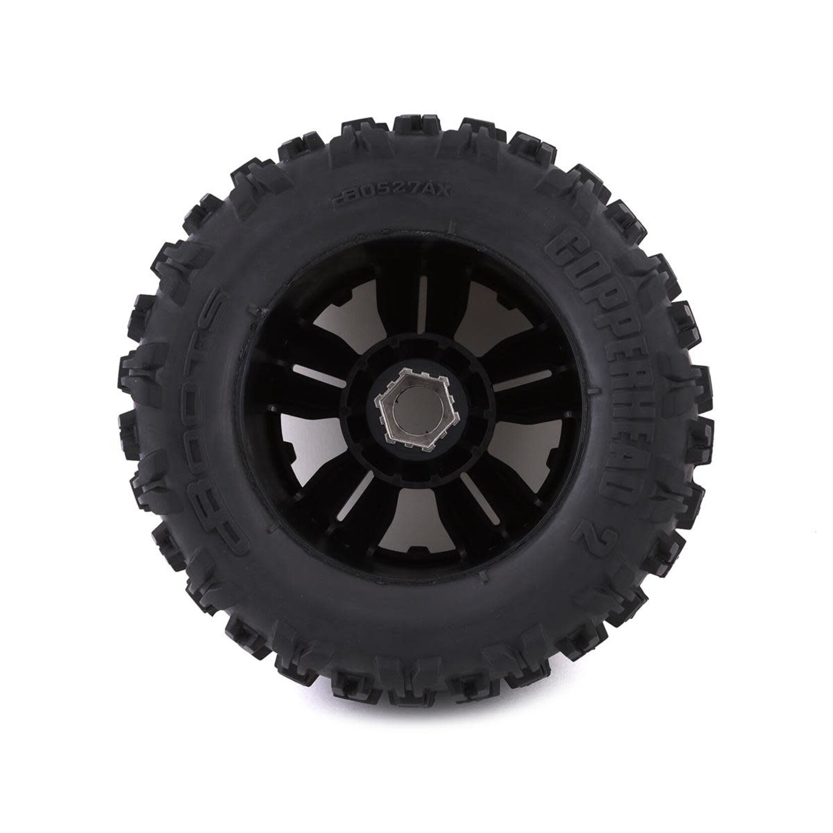 ARRMA #ARA550089  Arrma dBoots "Copperhead2 Mt" Pre-Mounted Tire (Black) (2) w/24mm Hex