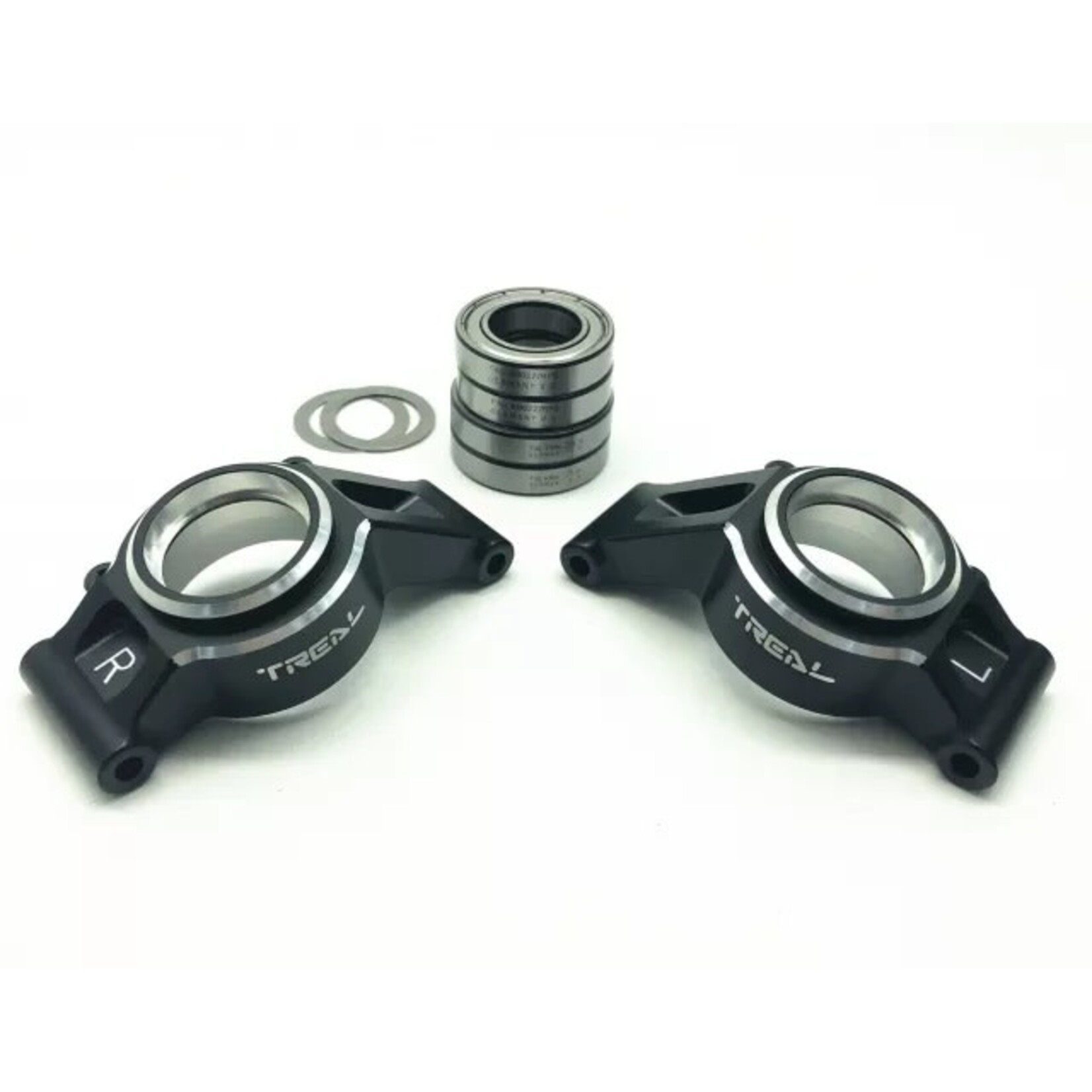 Treal #X002VFR62N Treal X-Maxx Aluminum Rear Hubs (Black)