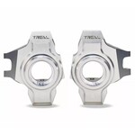 Treal Treal Axial RBX10 Ryft Aluminum Front Steering Knuckles (Silver) #X002W8AR0H